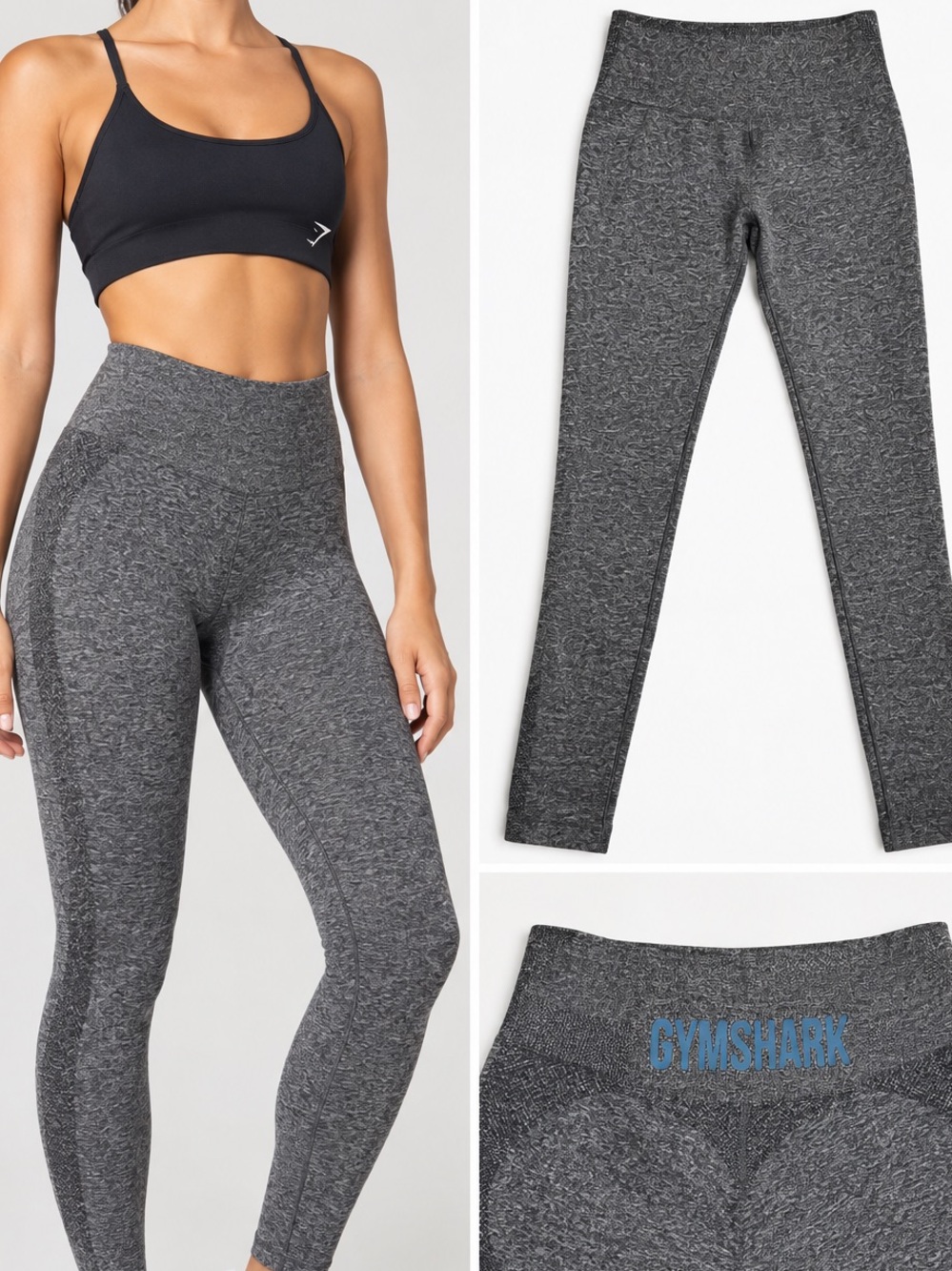 Gymshark Seamless High Waisted Leggings Gray Size XS Workout Yoga